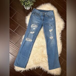 True Religion vintage distressed Billy denim